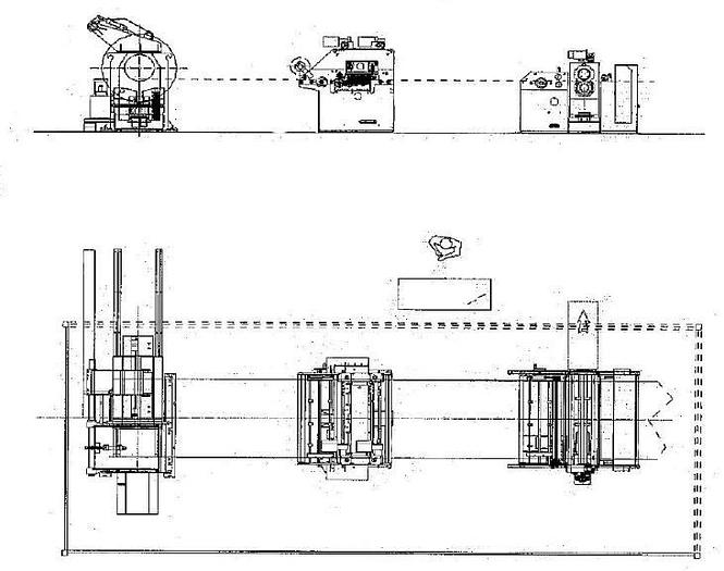 Used IMAL 1500x2mm Multi-Blanking Line #3992
