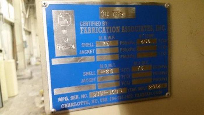 Used Autoclave, 6' X 20' Bondtech, 75 PSI, 450 deg. F, #A740445