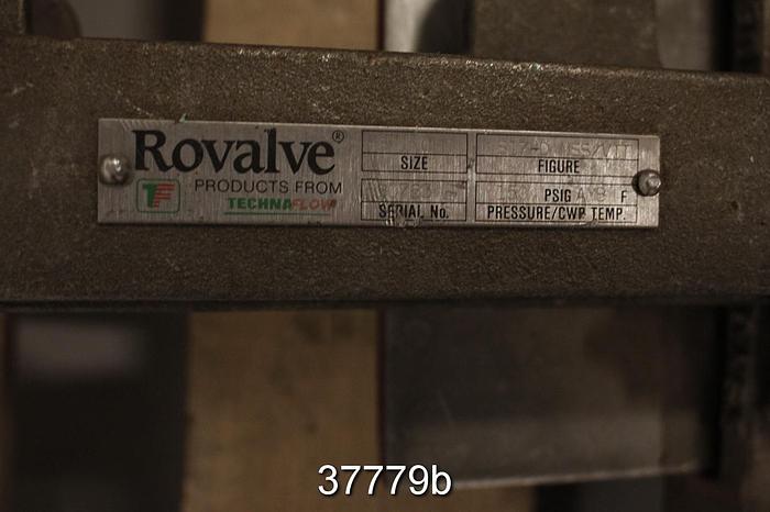 Used Rovalve 6" Hand Operated Knife Gate Valve #37779