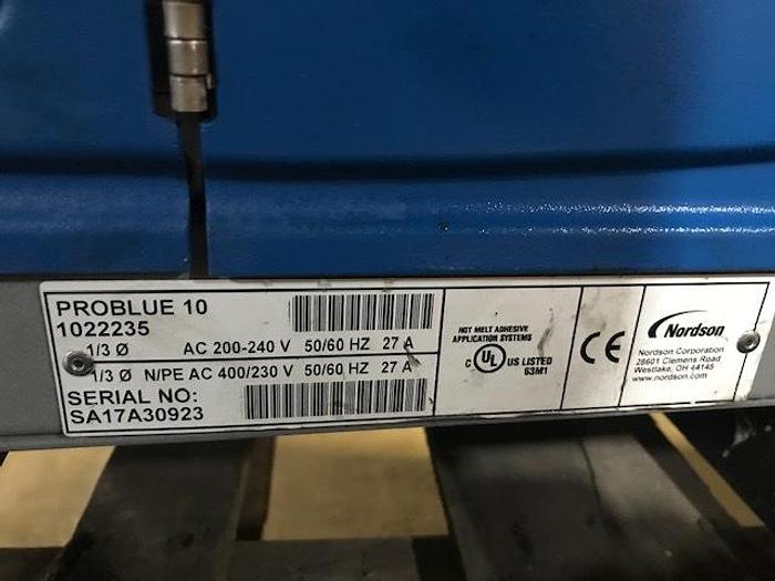 Used NORDSON PROBLUE 10 HOT MELT SYSTEM