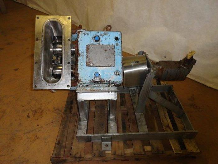 Used Waukesha/Cherry Burrell Positive Displacement Pump, Size 324, 6" in and out