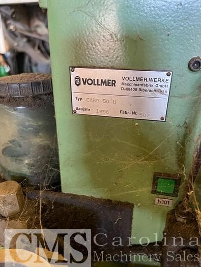 Used 1996 Vollmer CABG 50U Sash Gang Sharpener