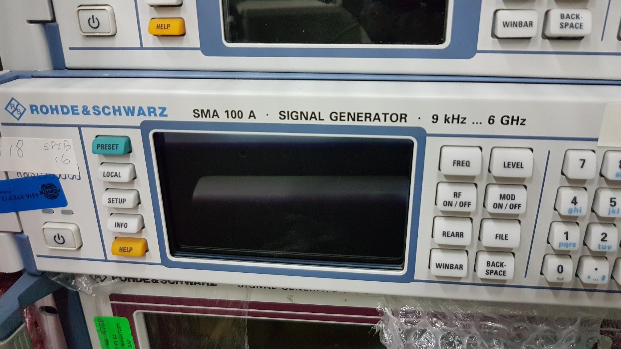 R&S®SMA100A signal generator