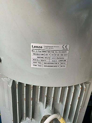 Used Bucher Hydraulics QXV63-125R mit motor Lenze DERA 180-12A , 22,2 KW