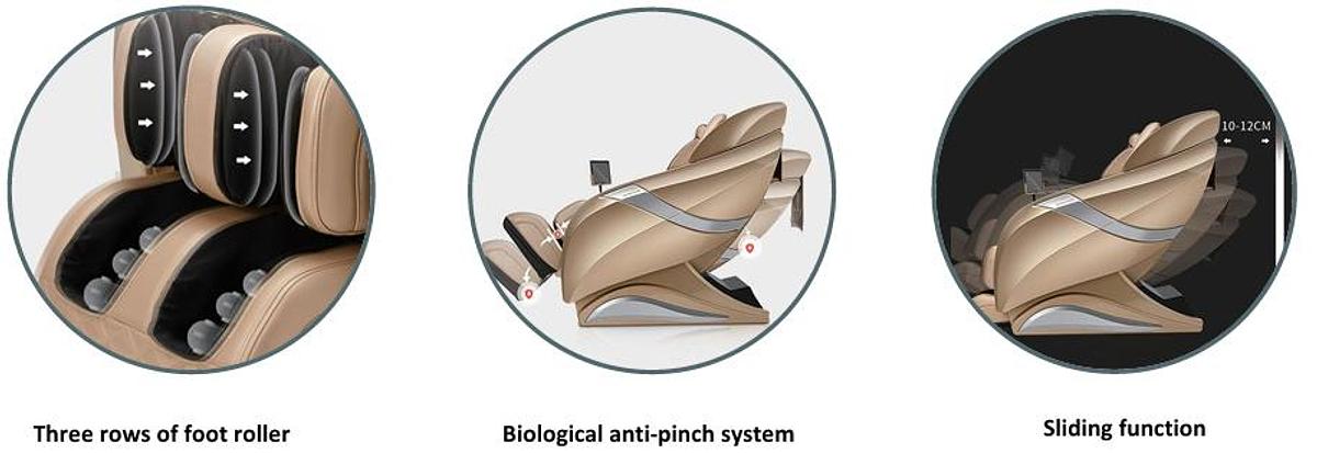 🌟 Silla de Masaje JDSVCT-A08S: Lujo y Precisión 4D con Pista SL de 130 cm 🌟