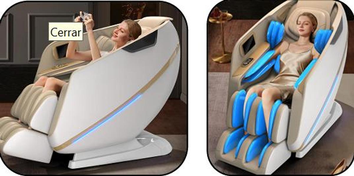 💚 Silla de Masaje JDSVCT-S80: Terapia 3D de Jade y Chequeo de Salud Inteligente 💚