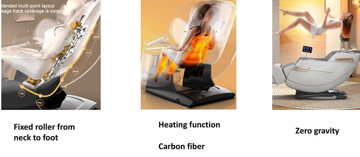 🌟 Silla de Masaje JDSVCT-502Z: Confort y Terapia de Pies de Alta Precisión 🌟