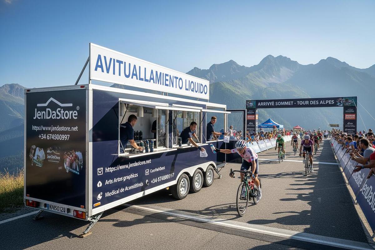 🚐 Remolque de Comida de Acero Inoxidable Estilo Airstream KN-QF-8