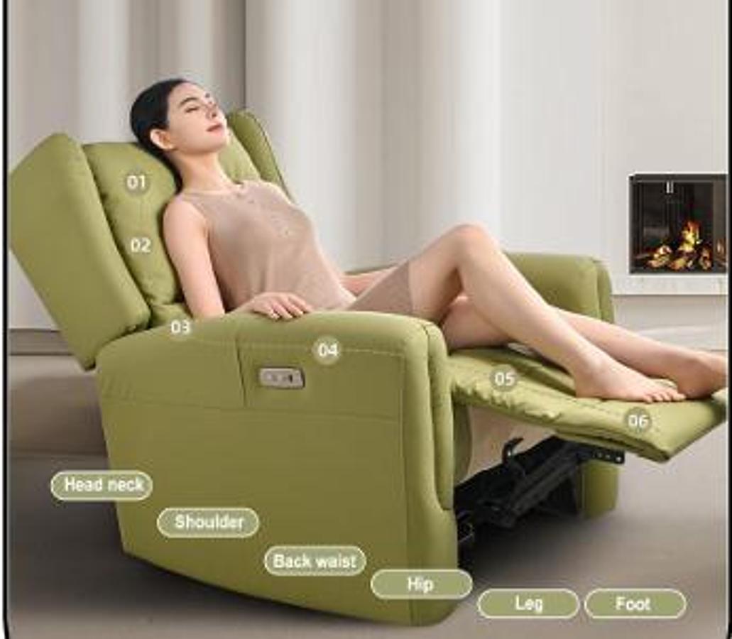 Sillón Sofá Eléctrico Multifuncional JDSVCT-999: Masaje 3D y Confort Total