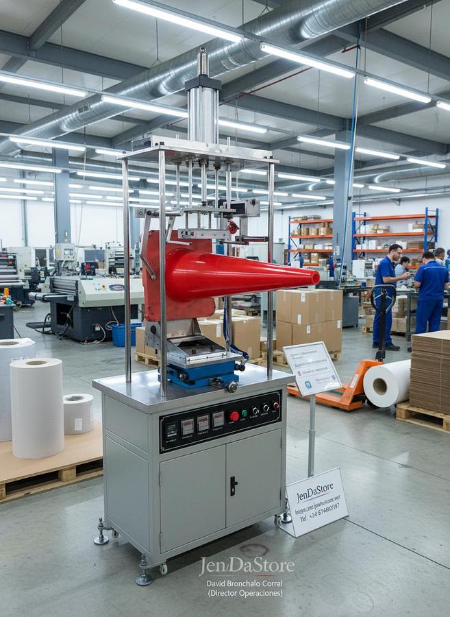 ✨ Máquina de Estampado en Caliente para Logotipos en Conos de Carretera JDS (Sin Modelo Específico) ✨