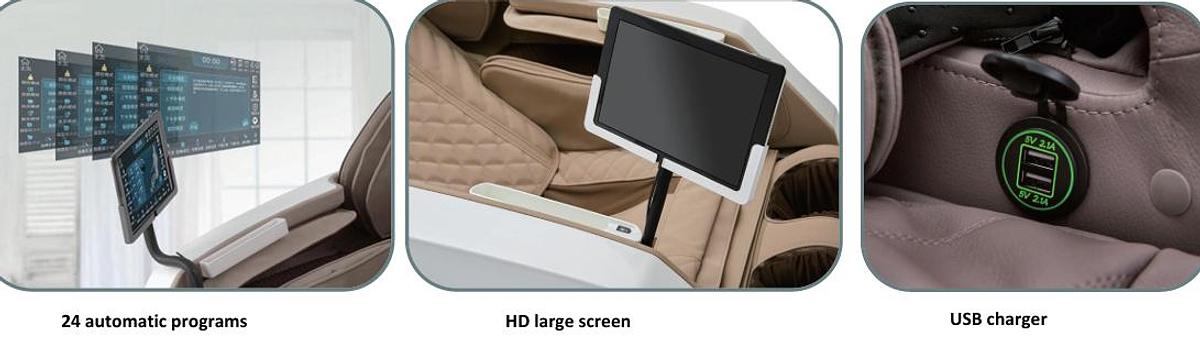 🌟 Silla de Masaje JDSVCT-A10S: Detección de Frecuencia Cardíaca y Mecanismo 4D Avanzado 🌟