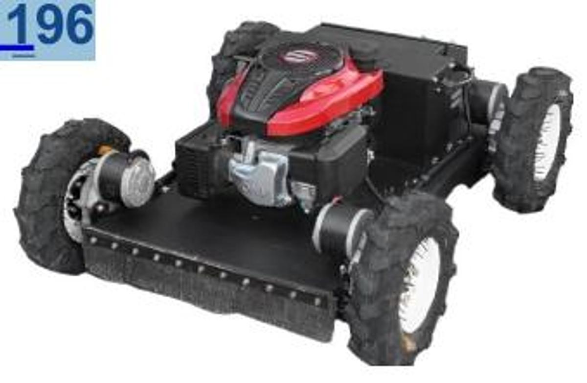 Segadora Desbrozadora 4x4 Híbrida a Control Remoto 🎮🌿