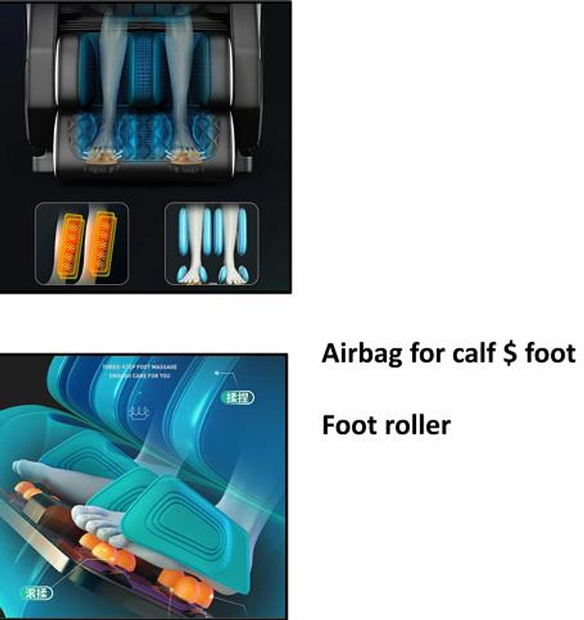 💙 Silla de Masaje JDSVCT-B5: Confort Envolvente y Terapia de Pies Completa 💙