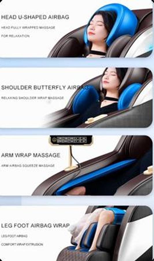 💎 Silla de Masaje JDSVCT-Y69: Lujo y Terapia 4D con Monitoreo de Salud 💎