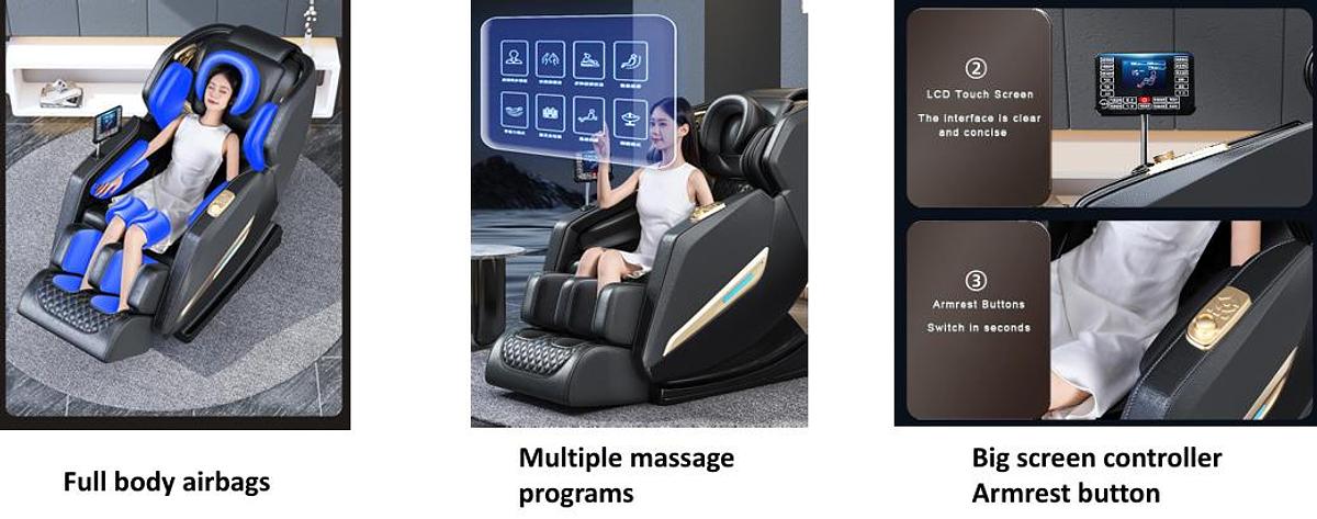 ✨ Silla de Masaje JDSVCT-301: Recuperación Profunda con Diseño Elegante y Calidez ✨