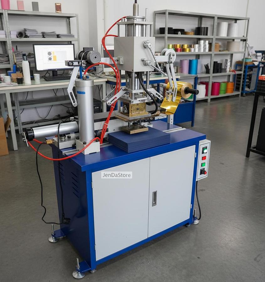 ⚙️ Máquina Semiautomática de Estampado Plano por Rodadura JDS-TJ-28 ⚙️