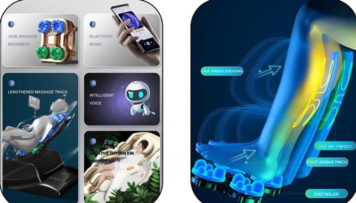 🚀 Silla de Masaje JDSVCT-Y02: Innovación y Lujo con Pista Extendida y Voz I.A. 🚀