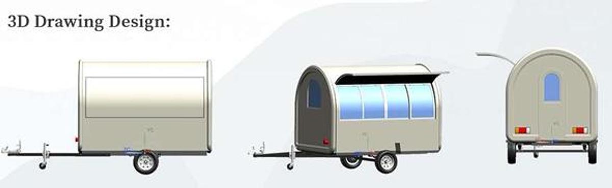 🍦 Remolques Móviles de Diseño Redondo (Modelos R)