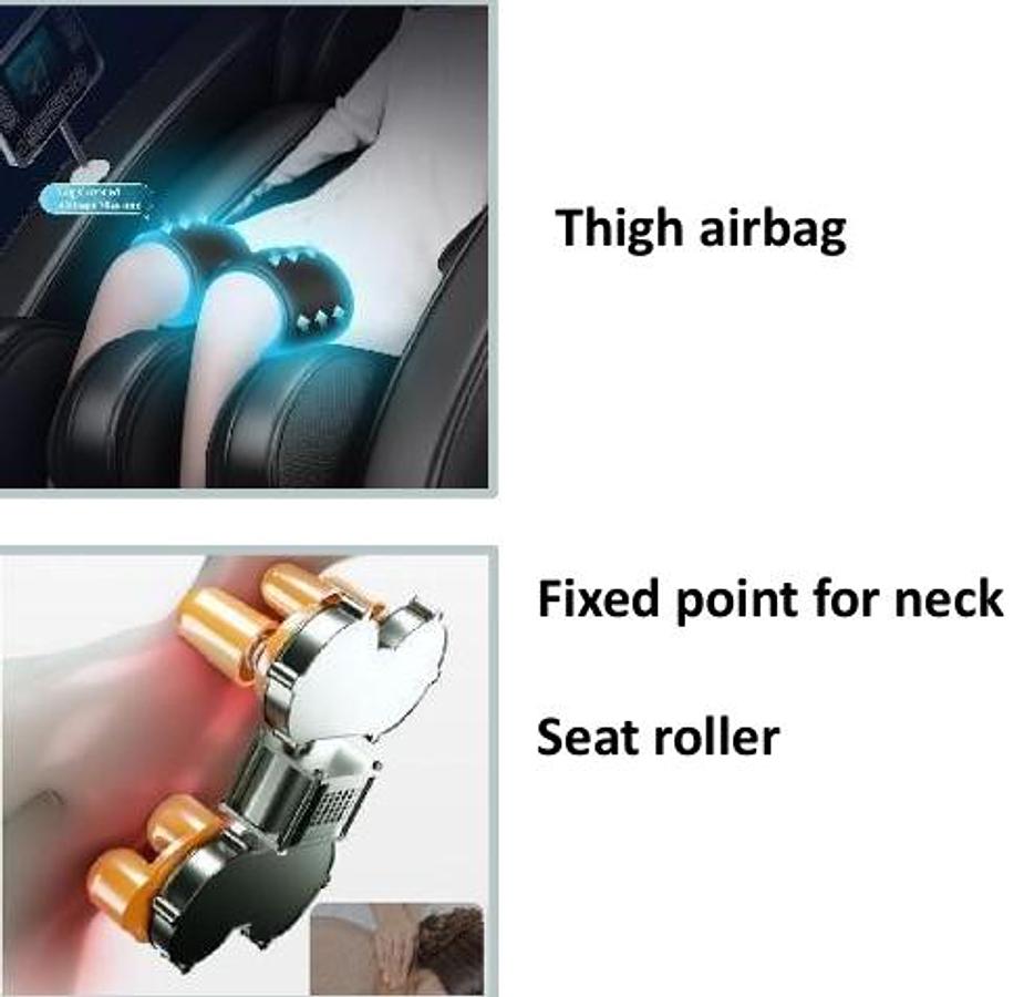 🖤 Silla de Masaje JDSVCT-K12S: Tecnología de Calidez y Relajación en Gravedad Cero 🖤