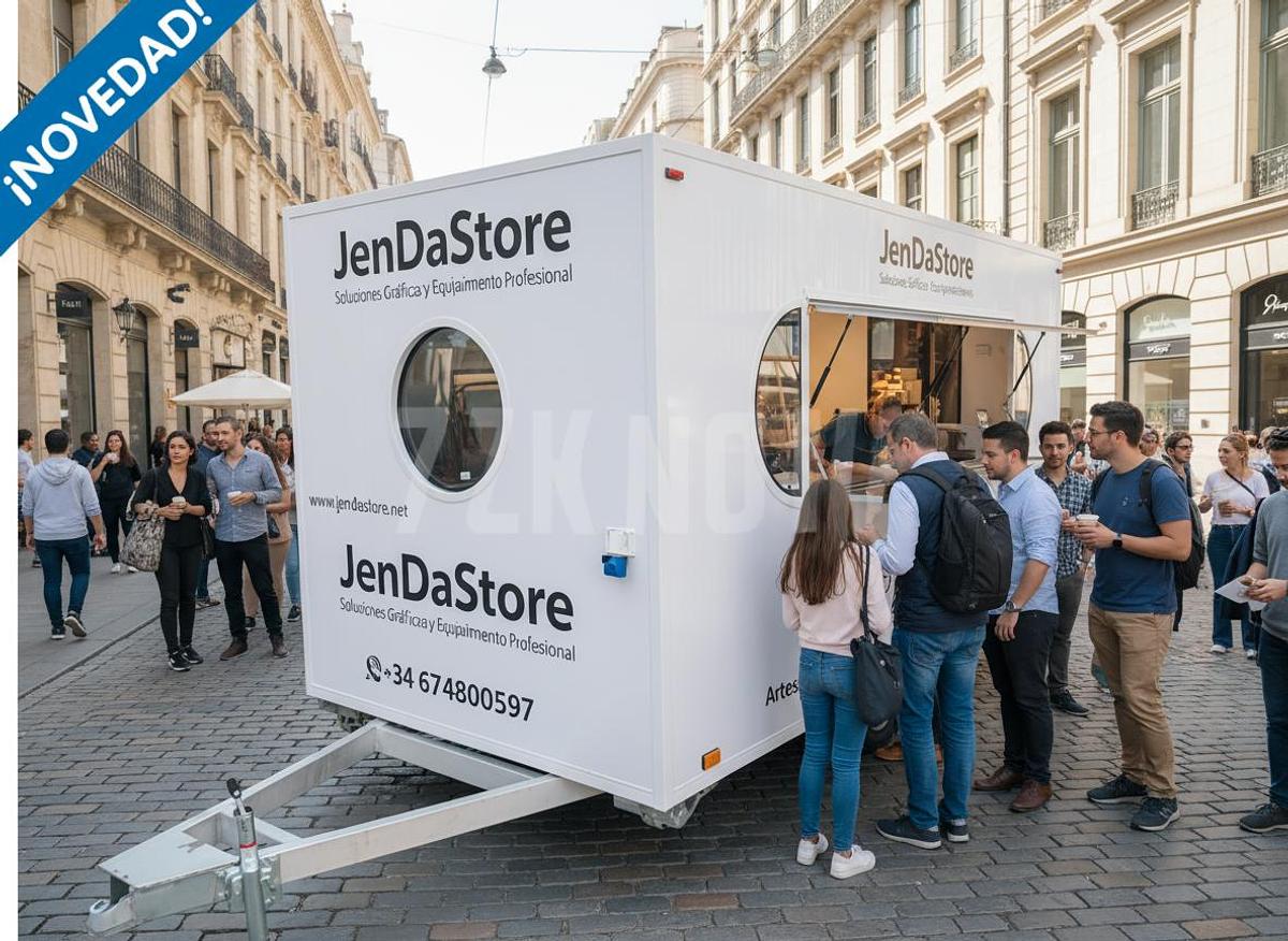 🌟 Remolque de Comida Cuadrado KN-FS-1 (Serie KN-FS)