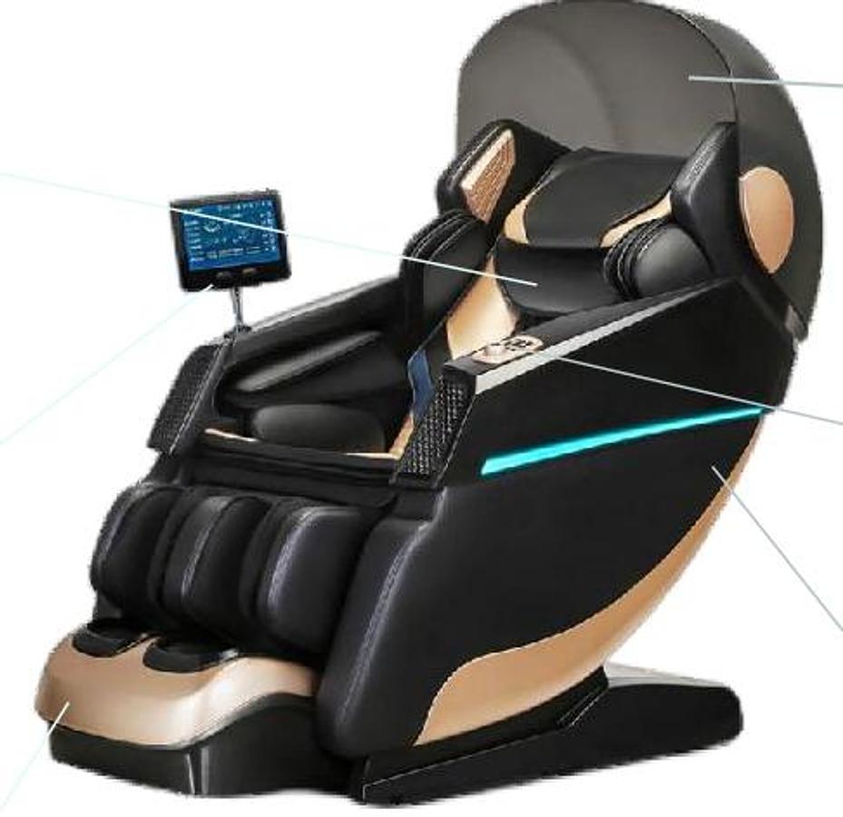 👑 Silla de Masaje JDSVCT-988RS: Lujo, Movimiento 3D y Detección de Salud 👑