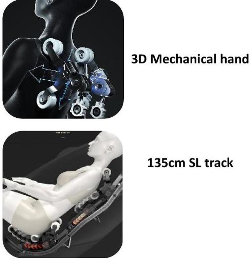 ⚙️ Silla de Masaje JDSVCT-109: Pista SL Extendida y Masaje 3D de Precisión ⚙️