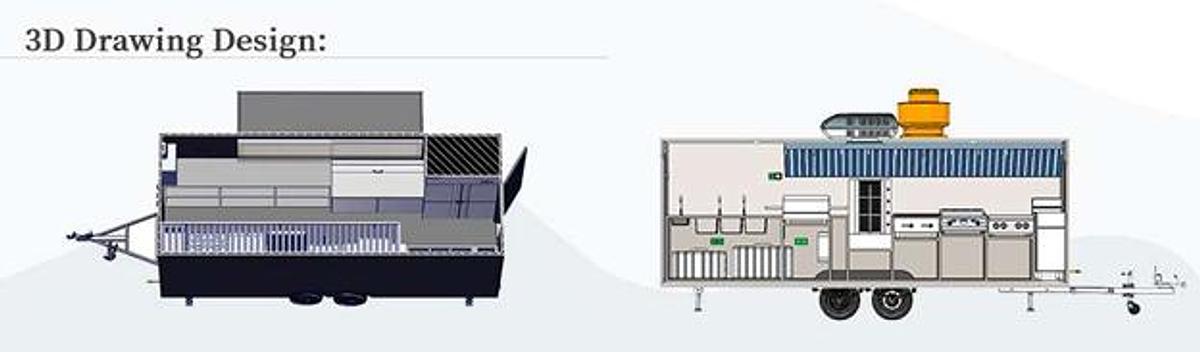馃崯 Remolques M贸viles Especializados en Comida Frita (Modelos S)