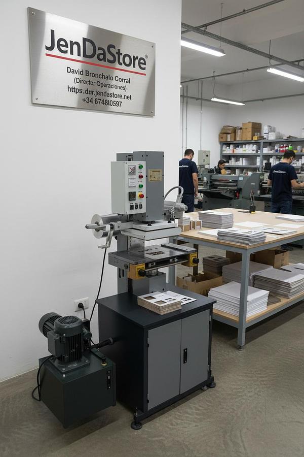 💥 Prensa Hidráulica de Estampado y Gofrado JDS-TJ-63 💥