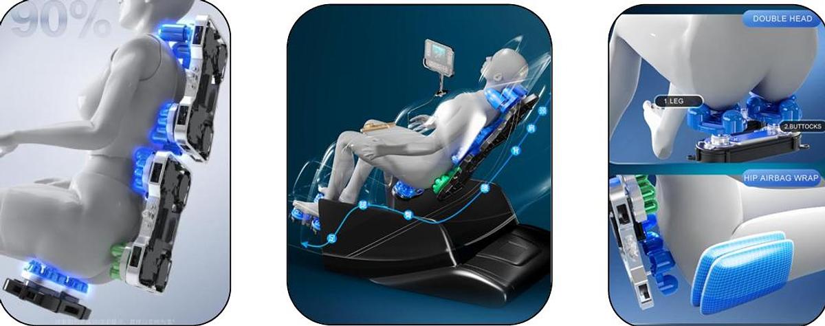 🚀 Silla de Masaje JDSVCT-Y02: Innovación y Lujo con Pista Extendida y Voz I.A. 🚀