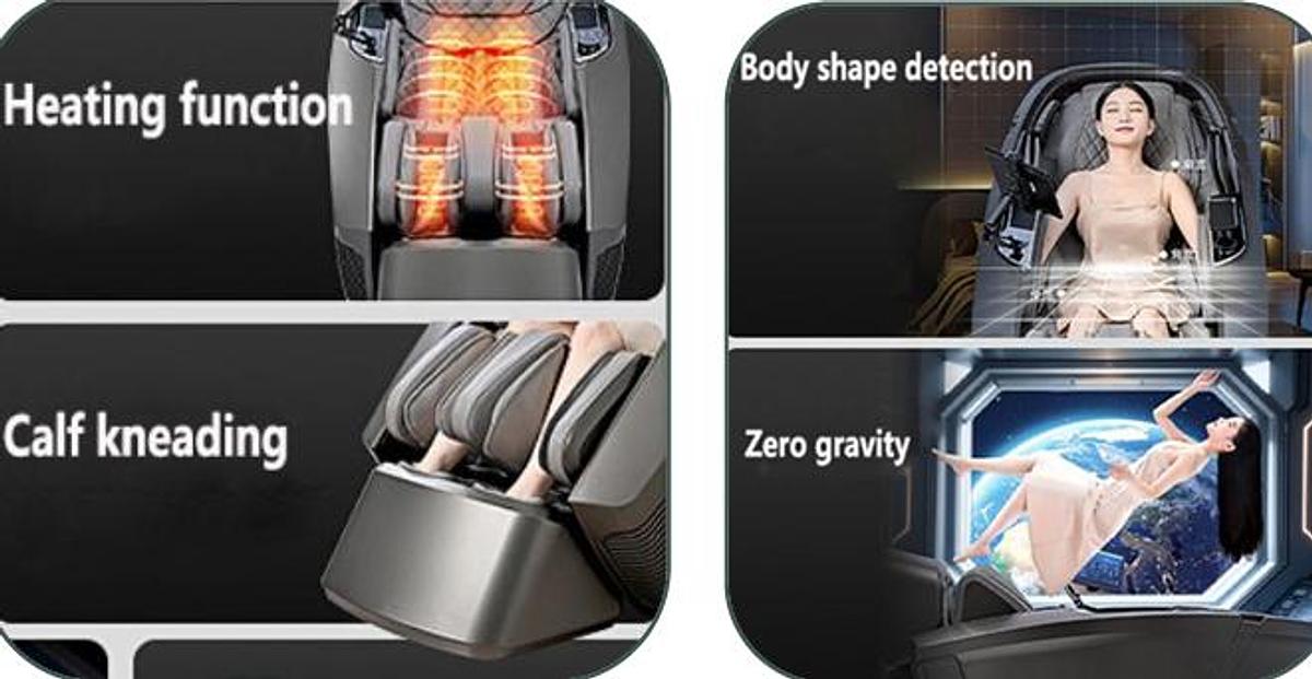 👑 Sillón de Masaje 4D JDSVCT-800: Tu Centro de Bienestar Inteligente en Casa 🏠