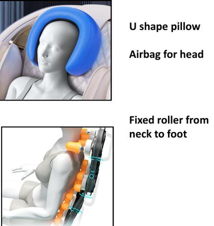 💙 Silla de Masaje JDSVCT-B5: Confort Envolvente y Terapia de Pies Completa 💙