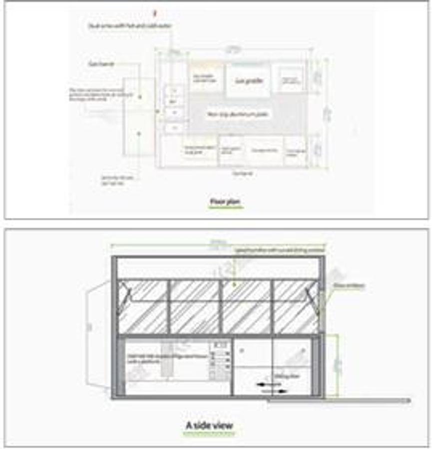 馃殣 Remolque de Comida de Techo Redondo KN-FR-1