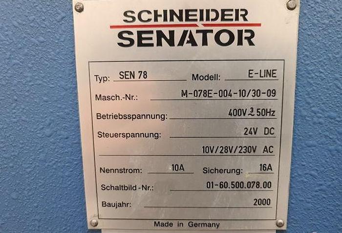 Used Guillotina Schneider 78 E-Line