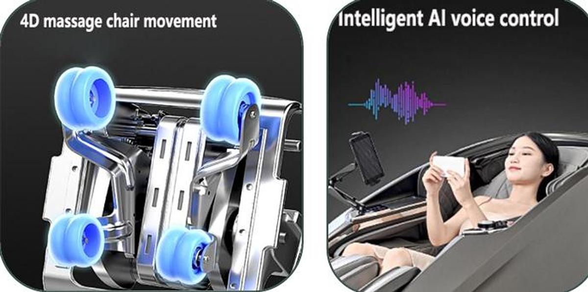 👑 Sillón de Masaje 4D JDSVCT-800: Tu Centro de Bienestar Inteligente en Casa 🏠
