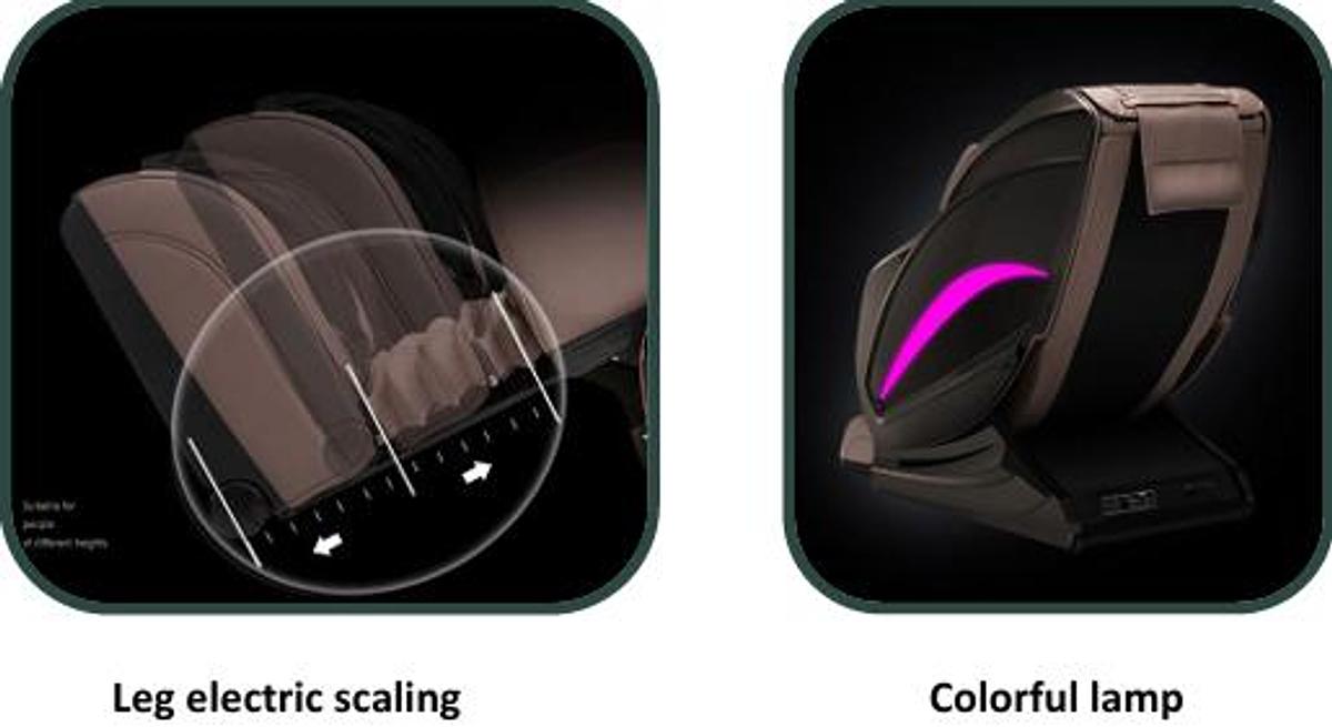 🖤 Silla de Masaje JDSVCT-A15S: Movimiento 4D, Calefacción Dual y Diseño Deslizante 🖤