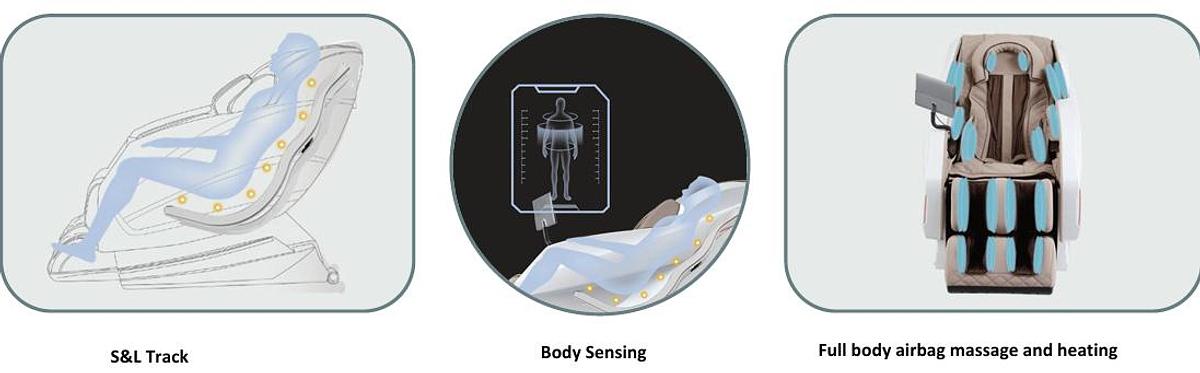 🌟 Silla de Masaje JDSVCT-A10S: Detección de Frecuencia Cardíaca y Mecanismo 4D Avanzado 🌟