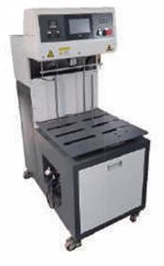Maquina Pegadora Semiautomática de Láminas de Metal para Cierres Funcionales JDS SW-1000T🛡️