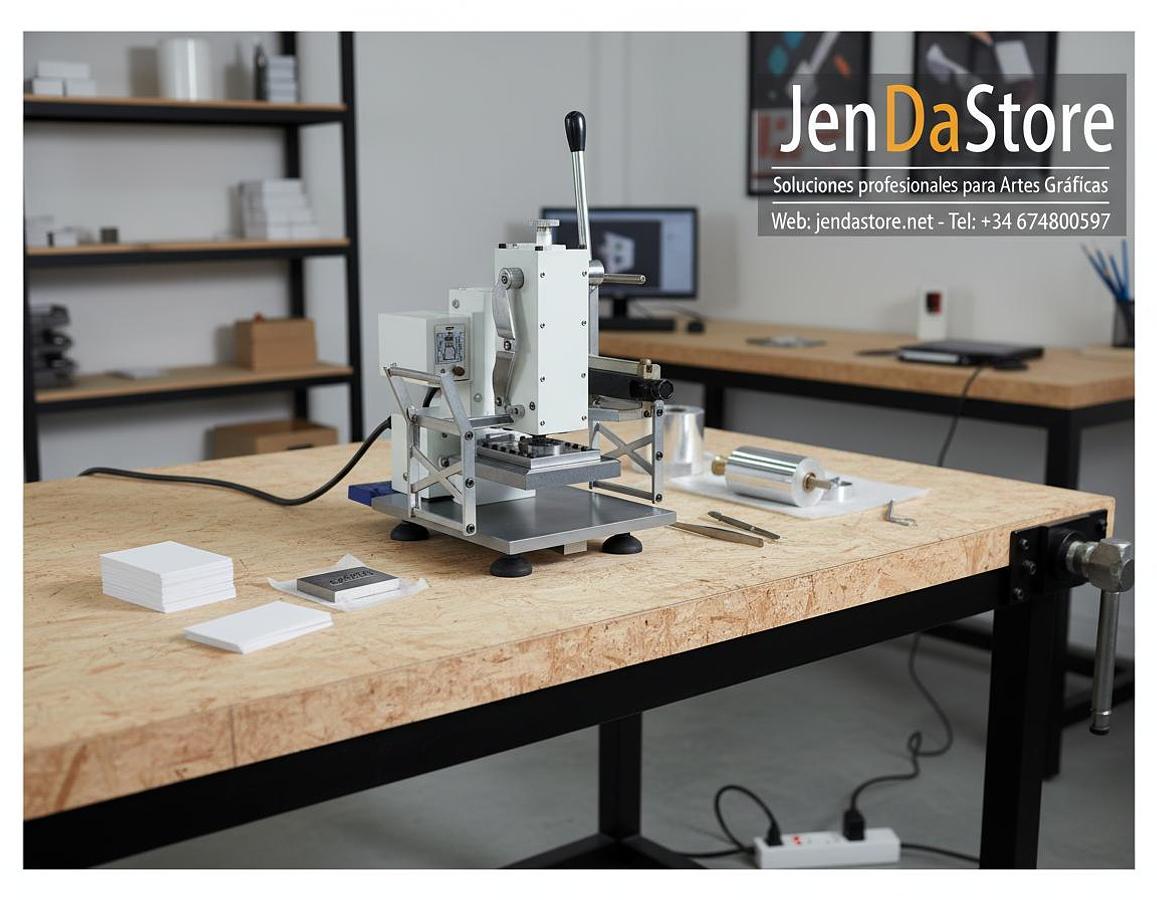 🤏 Prensa Mini Manual de Dorado y Alta Presión JDS-TJ-18 🤏