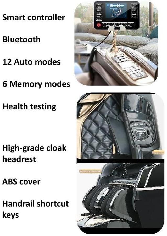 ⚙️ Silla de Masaje JDSVCT-109: Pista SL Extendida y Masaje 3D de Precisión ⚙️