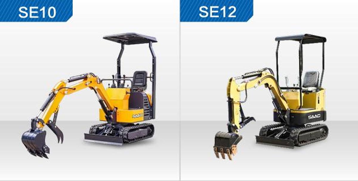 JDS-SE10: La Miniexcavadora Ultracompacta y JDS-SE12: Agilidad con Más Capacidad de Trabajo