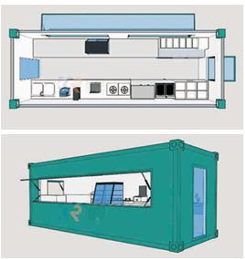 🍹 Bar Contenedor KN-DZ-5 (Estilo Industrial/Contenedor)