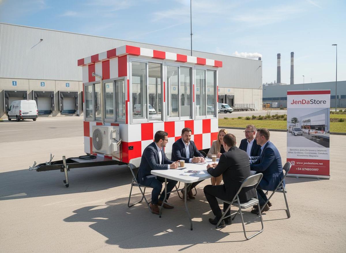 🚐 Remolque de Comida de Forma Única KN-DZ-3 (Estilo Retro/Clásico)