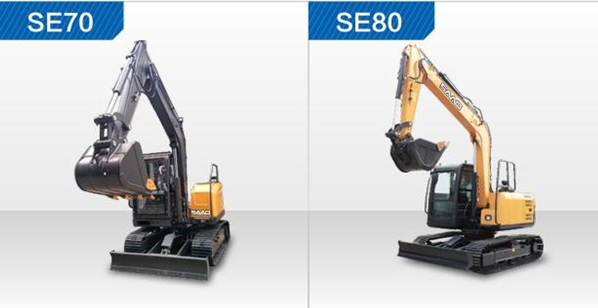 JDS-SE70: La Excavadora Robusta de Gran Alcance y JDS-SE80: Capacidad Superior y Altura de Descarga