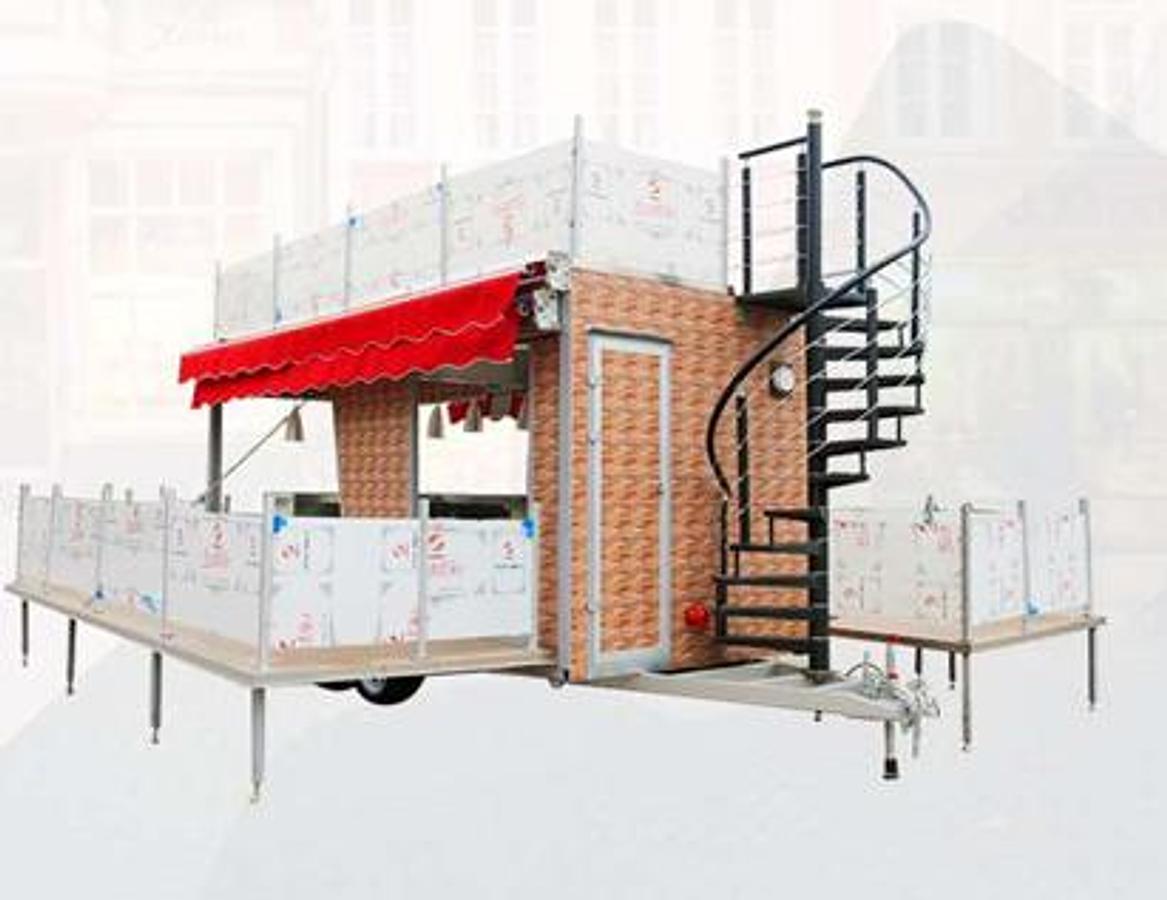 🔝 Remolques Móviles Multifuncionales de Doble Planta (Modelos CC)