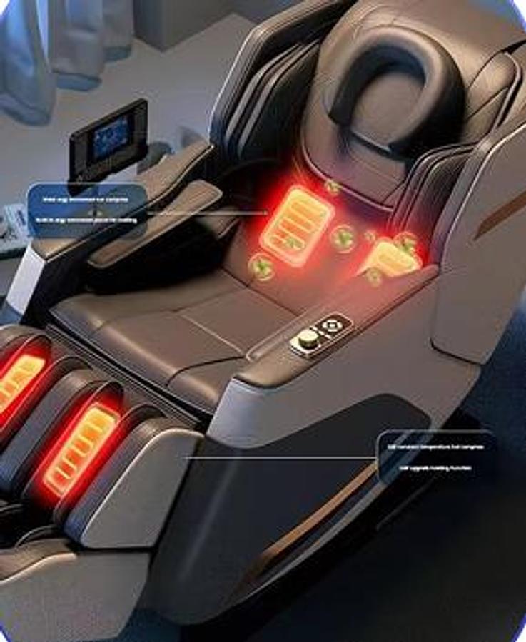 🧘 Silla de Masaje JDSVCT-848A: Terapia Completa con Conectividad y Calidez 🧘