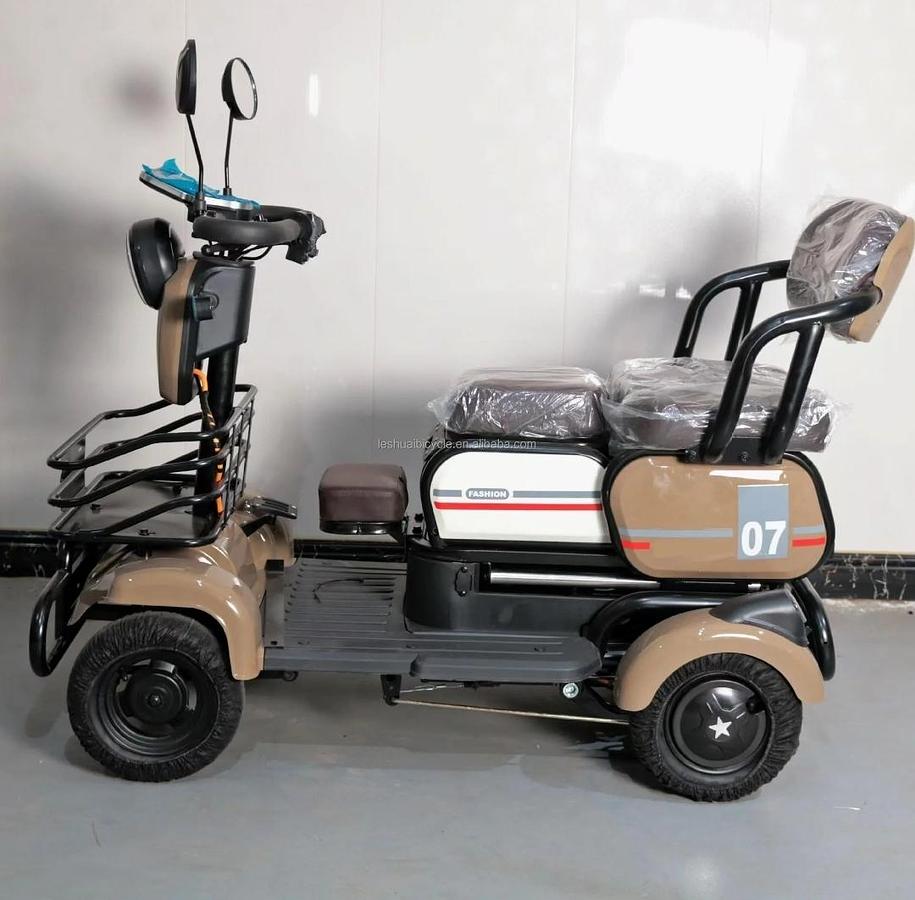 Triciclo Eléctrico Familiar de 3 Ruedas