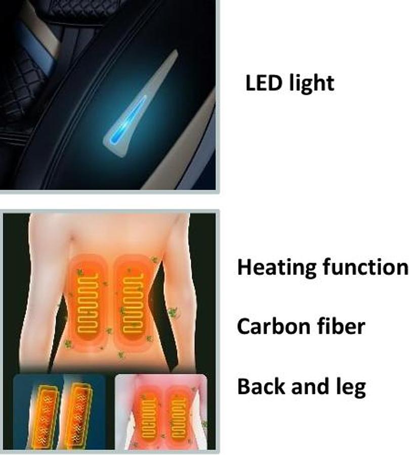 🖤 Silla de Masaje JDSVCT-K12S: Tecnología de Calidez y Relajación en Gravedad Cero 🖤