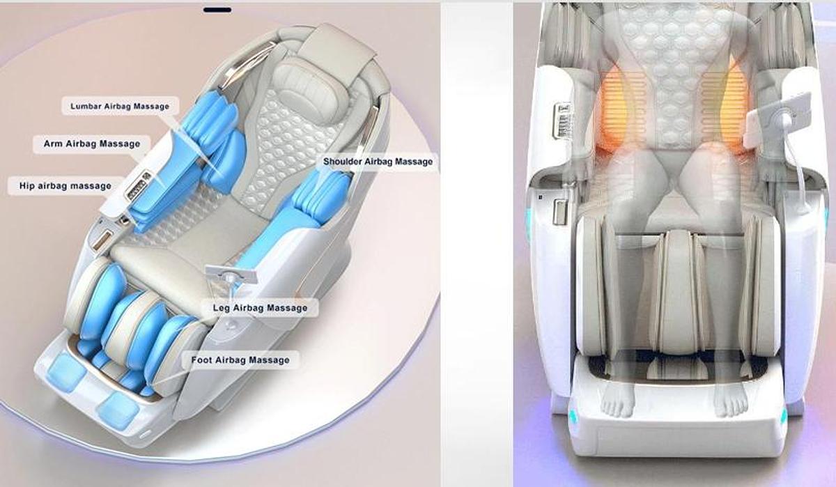 ✨ Sillón de Masaje Doble Movimiento JDSVCT-L50S: Terapia Dual para el Máximo Bienestar 👑