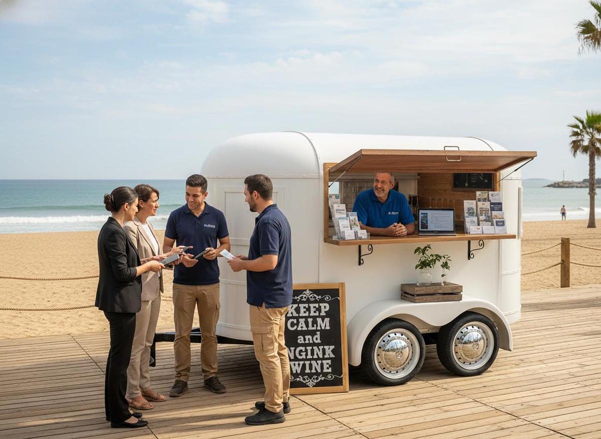 🍷 Remolque de Comida de Forma Única KN-YD-2 (Estilo Temático)