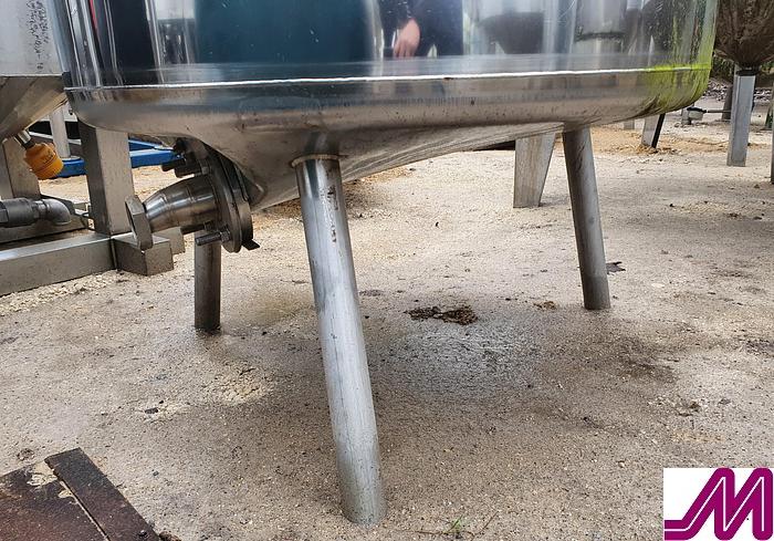 Used Stainless Steel 800 Litre Grundy Tank